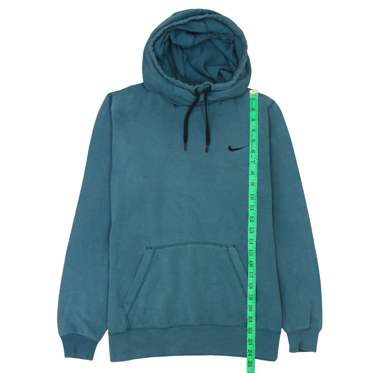 Nike Women’s Blue Pullover Hoodie Large Cotton Blend Classic Fit - Image 3