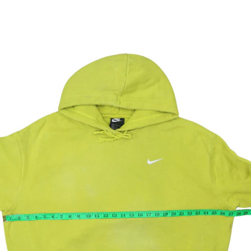 Nike Women’s Green Pullover Hoodie L Cotton Blend Casual Wear - Image 3