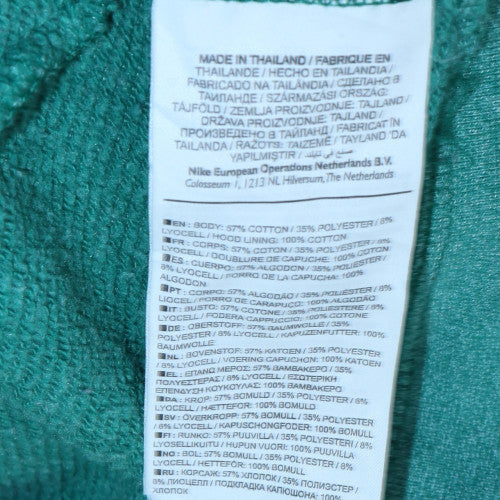 Nike Women’s Green Pullover Hoodie Small Cotton Blend Casual - Image 6