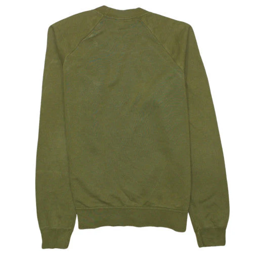 Nike Women’s Green Pullover Sweatshirt Small Cotton Blend Logo Crew - Image 4