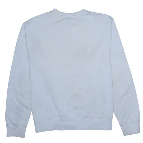 Nike Women’s Grey Cotton Blend Crew Neck Sweatshirt M - Image 4
