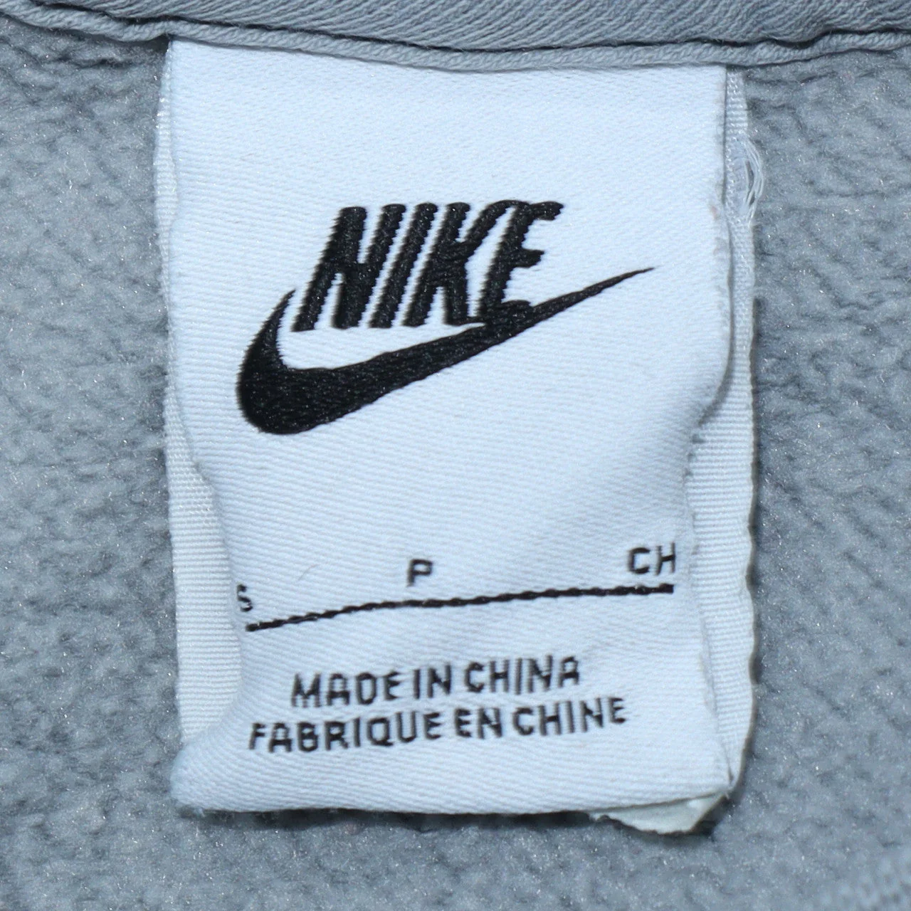 Nike Women’s Grey Small Pullover Sweatshirt Crew Neck Logo Cotton Blend - Image 5