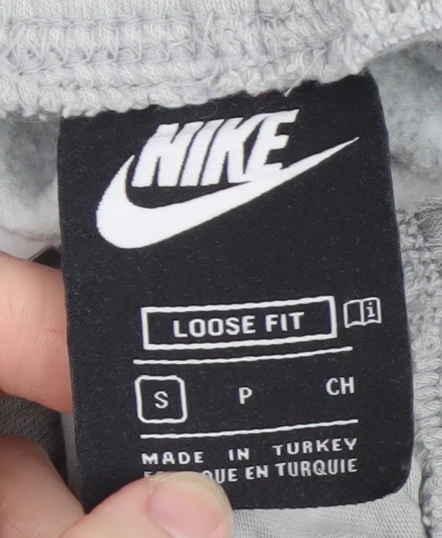 Nike Women’s Grey Sweatpants Small Loose Fit Fleece Joggers - Image 5