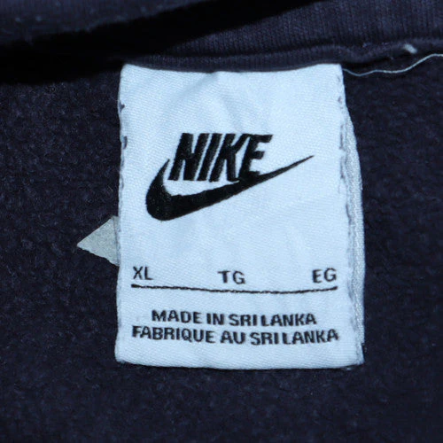 Nike Women’s Navy Blue Pullover Hoodie XL Cotton Blend - Image 5