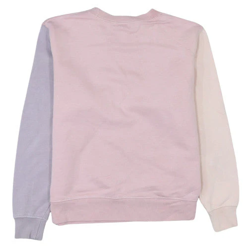 Nike Women’s Pink Colourblock Crew Neck Sweatshirt Size S Loose Fit - Image 4