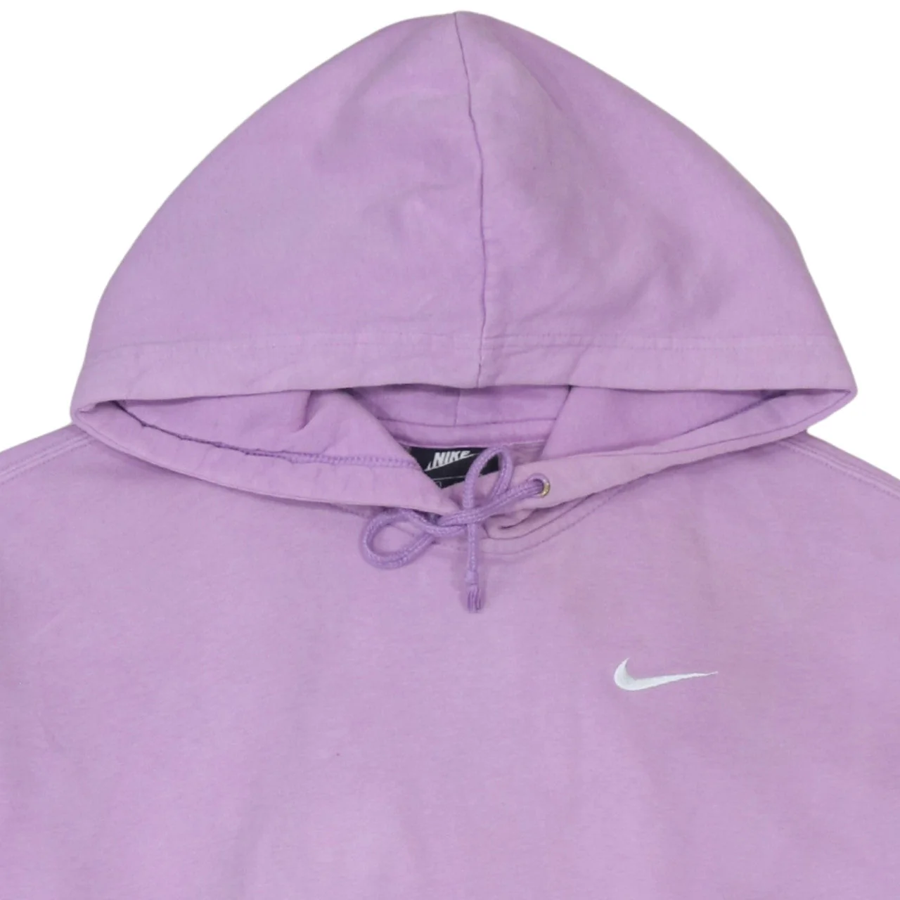 Nike Women’s Purple Pullover Hoodie Size L Cotton Blend Sweatshirt - Image 7