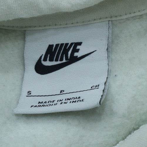 Nike Women’s White Pullover Hoodie Small Cotton Blend Soft Fleece - Image 6