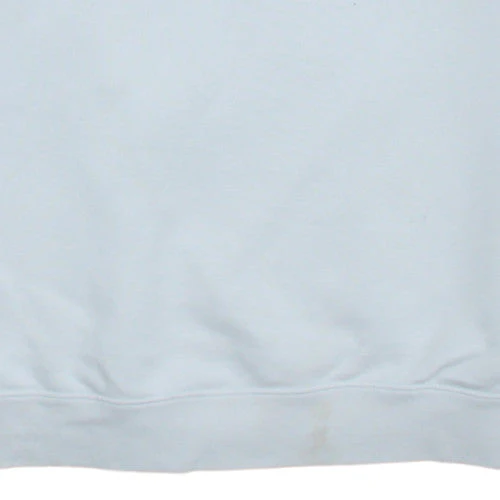 Nike Women White Cotton Crew Neck Sweatshirt L Logo Print - Image 8