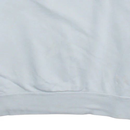 Nike Women White Crew Neck Pullover Sweatshirt L Logo Print Cotton Blend - Image 7