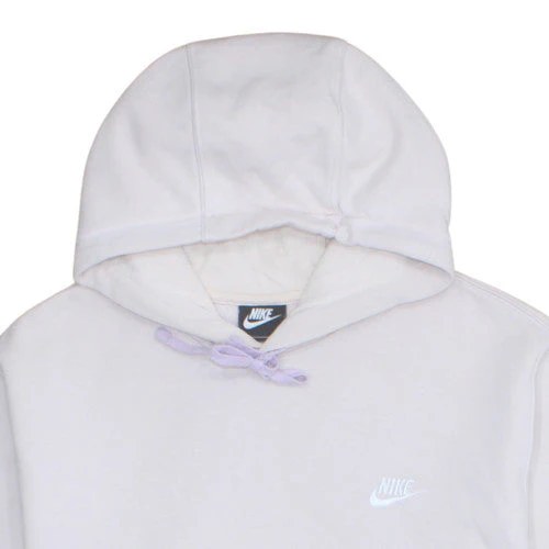 Nike Women White Pullover Hoodie XL Hooded Sweatshirt Casual - Image 8