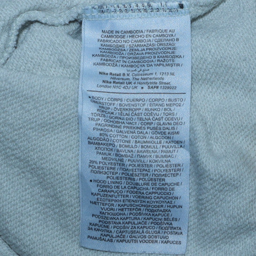 Nike Women White XL Pullover Hoodie with Logo Front Pocket - Image 6