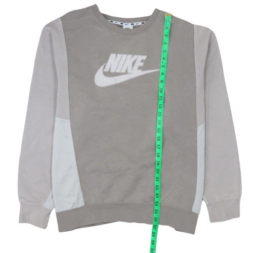 Nike Womens Beige Crew Neck Pullover Sweatshirt XL - Image 3