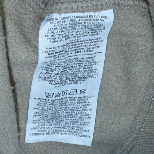 Nike Womens Beige Crew Neck Pullover Sweatshirt XL Cotton Blend - Image 6
