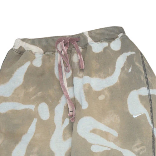 Nike Womens Beige Tie Dye Fleece Sweatpants M Regular Fit - Image 8
