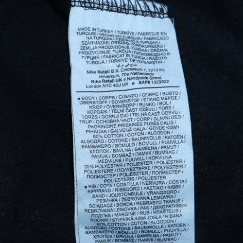 Nike Womens Black Cotton Blend Crew Neck Pullover Sweatshirt Size L - Image 6
