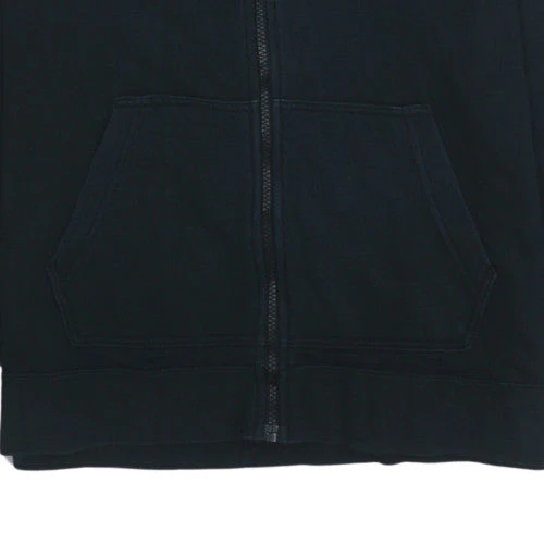 Nike Womens Black Full Zip Hoodie L Logo Hooded Sweatshirt - Image 8