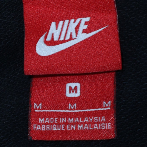 Nike Womens Black Full Zip Hoodie Medium Sportswear Logo Sweatshirt - Image 5