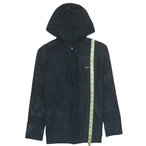 Nike Women's Black Full Zip Hoodie Size M Lightweight Sportswear - Image 3