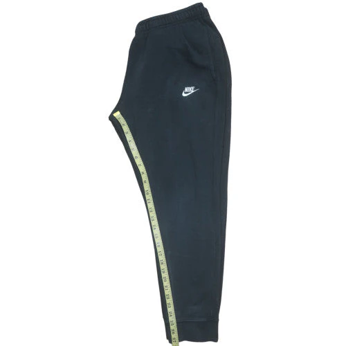 Nike Womens Black Jogger Sweatpants L Elastic Waist Fleece Trousers - Image 3