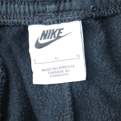 Nike Womens Black Jogger Sweatpants L Elastic Waist Fleece Trousers - Image 5