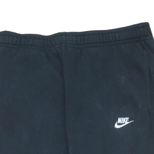 Nike Womens Black Jogger Sweatpants L Elastic Waist Fleece Trousers - Image 7