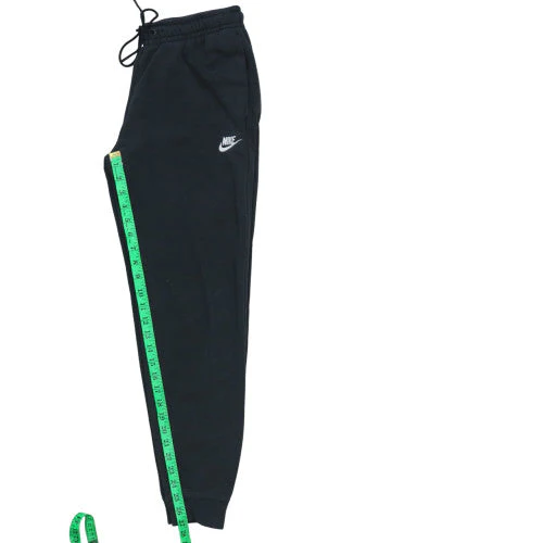 Nike Women's Black Jogger Sweatpants Size S Fleece Drawstring Tapered - Image 2