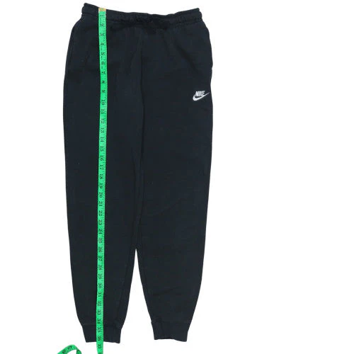 Nike Women's Black Jogger Sweatpants Size S Fleece Drawstring Tapered - Image 3