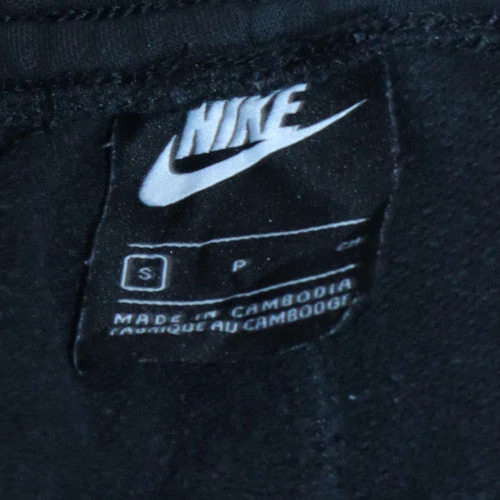 Nike Women's Black Jogger Sweatpants Size S Fleece Drawstring Tapered - Image 5
