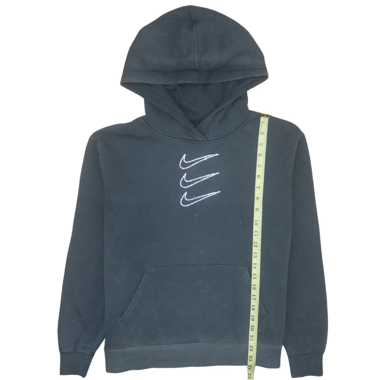 Nike Womens Black M Pullover Hoodie with Logo Detail - Image 2