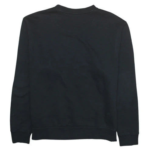 Nike Womens Black M Pullover Sweatshirt Crew Neck Logo Cotton Blend - Image 4