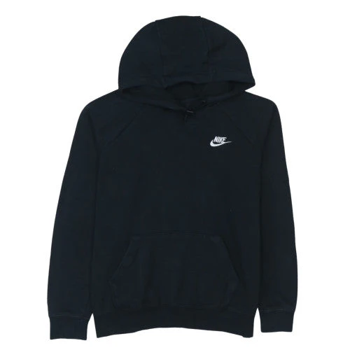 Nike Women's Black Pullover Hoodie M Cotton Blend Casual Sportswear