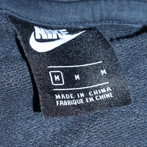 Nike Women's Black Pullover Hoodie M Cotton Blend Casual Sportswear - Image 5