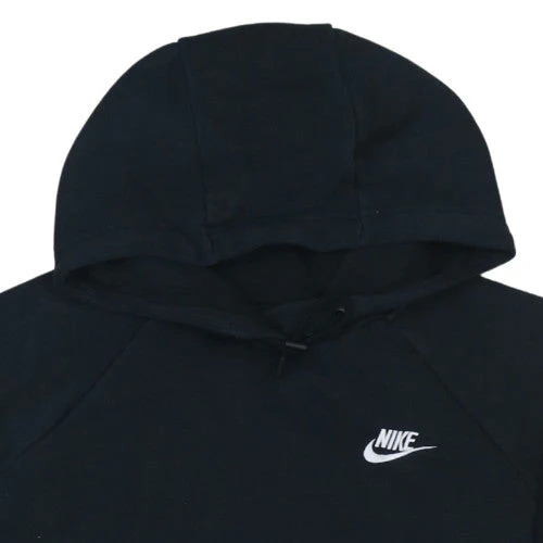 Nike Women's Black Pullover Hoodie M Cotton Blend Casual Sportswear - Image 8