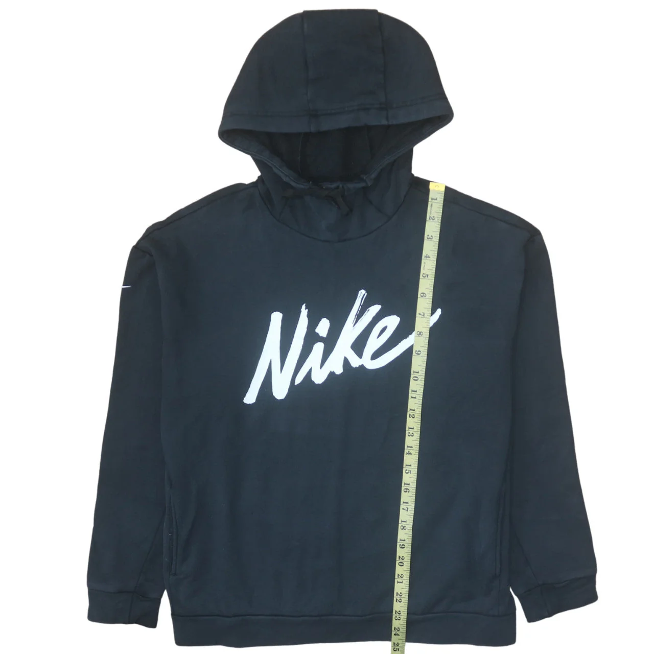 Nike Women's Black Pullover Hoodie M Graphic Logo Athletic - Image 3