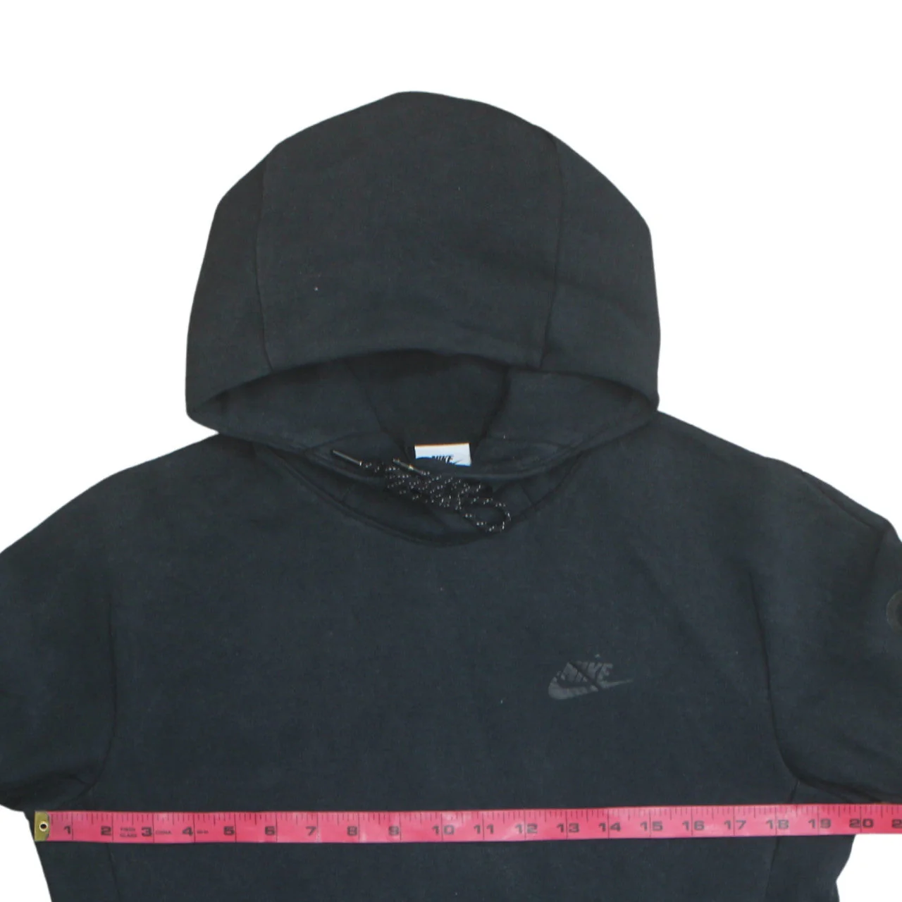 Nike Women's Black Pullover Hoodie Small Cotton Blend - Image 2