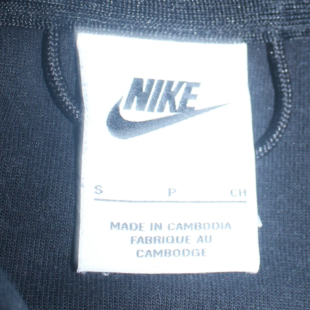 Nike Women's Black Pullover Hoodie Small Cotton Blend - Image 5