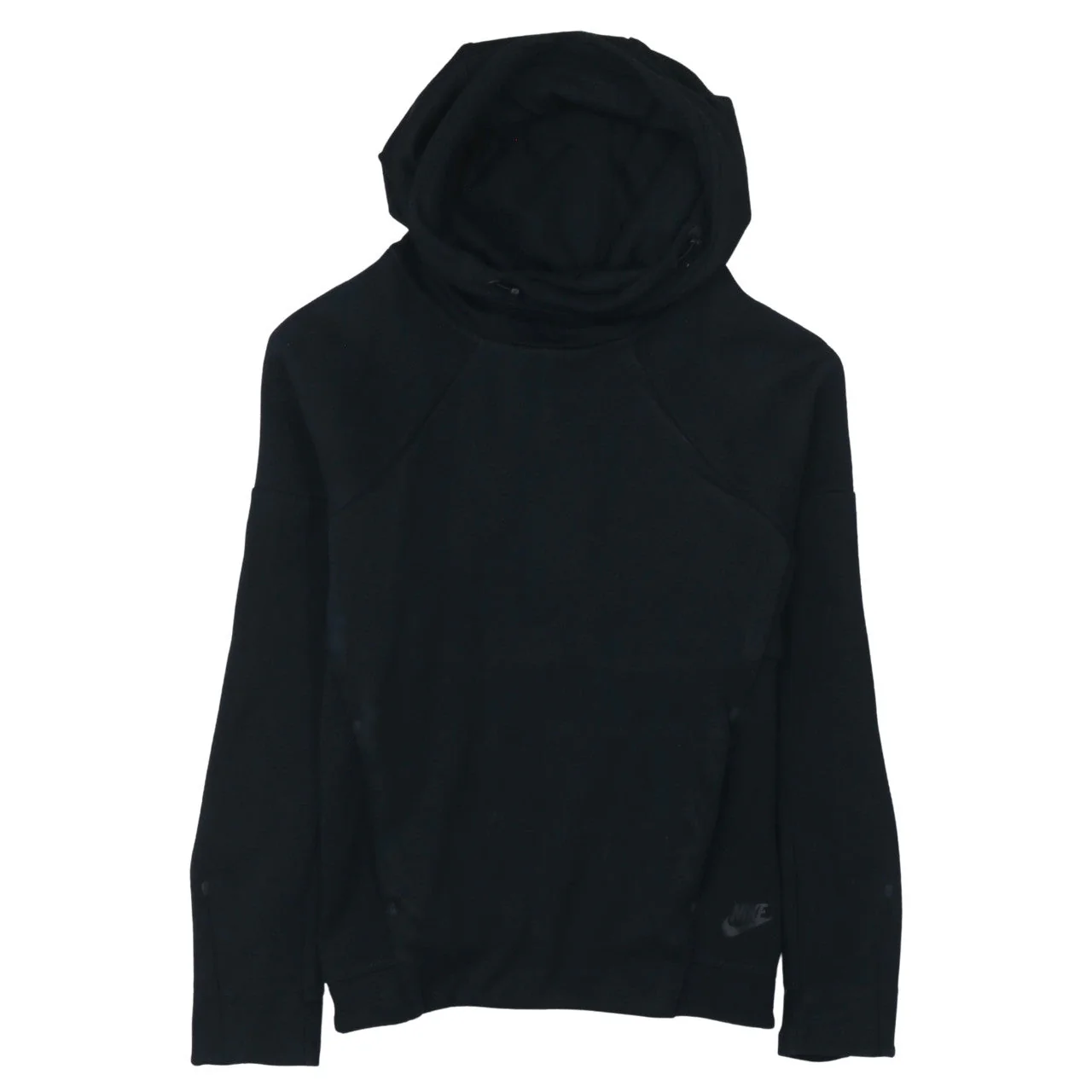 Nike Women's Black Pullover Hoodie Small Cotton Blend Sportswear