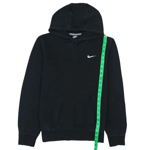 Nike Womens Black Pullover Hoodie Small Fleece Lined Casual - Image 2