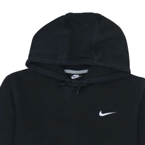 Nike Womens Black Pullover Hoodie Small Fleece Lined Casual - Image 8