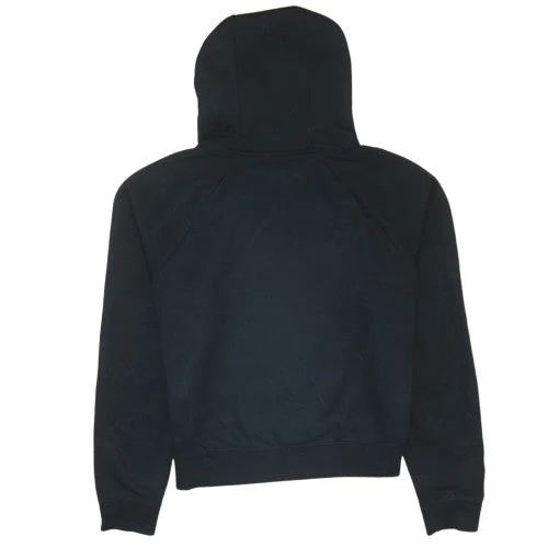 Nike Womens Black Pullover Hoodie Small Graphic Print Swoosh Logo - Image 4