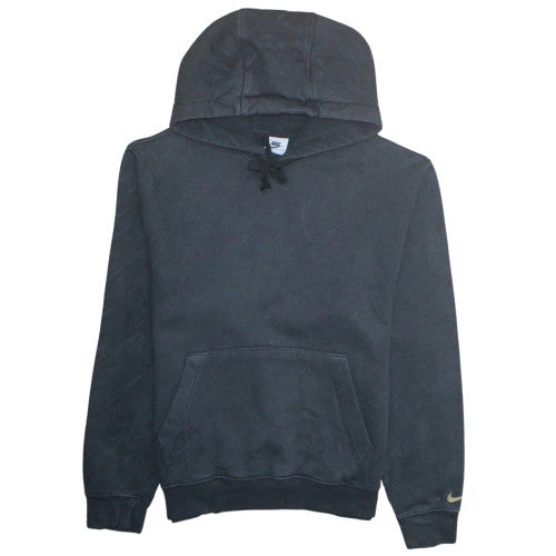 Nike Womens Black Pullover Hoodie Small Hooded Sweatshirt