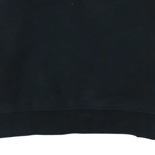 Nike Women's Black Pullover Sweatshirt L Fleece Crew Neck Logo - Image 7