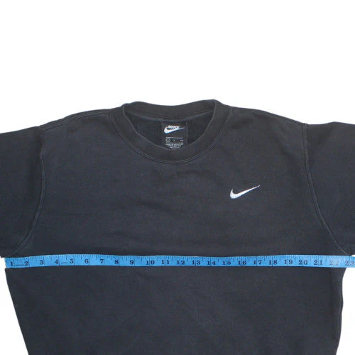 Nike Women's Black Small Crew Neck Pullover Sweatshirt - Image 3
