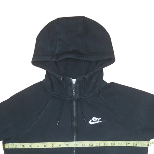 Nike Women's Black Small Full Zip Hoodie Sweatshirt Sportswear - Image 2