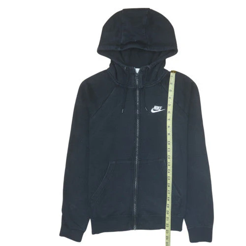 Nike Women's Black Small Full Zip Hoodie Sweatshirt Sportswear - Image 3