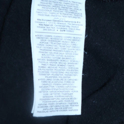 Nike Women's Black Small Full Zip Hoodie Sweatshirt Sportswear - Image 6