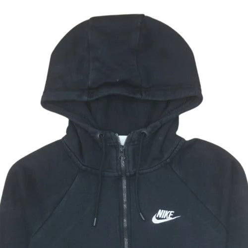 Nike Women's Black Small Full Zip Hoodie Sweatshirt Sportswear - Image 8