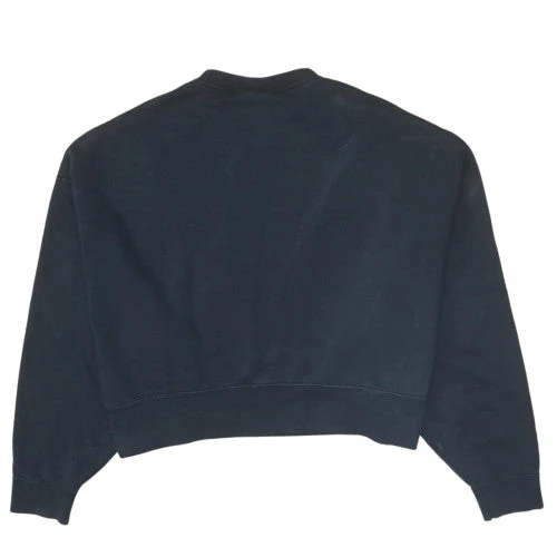 Nike Women's Black Small Pullover Crew Neck Sweatshirt - Image 4