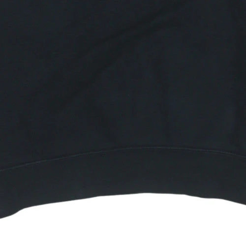 Nike Women's Black Small Pullover Sweatshirt Crew Neck Logo Cotton Blend - Image 7