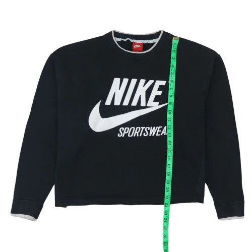 Nike Womens Black Sportswear Crew Neck Pullover Sweatshirt M - Image 2